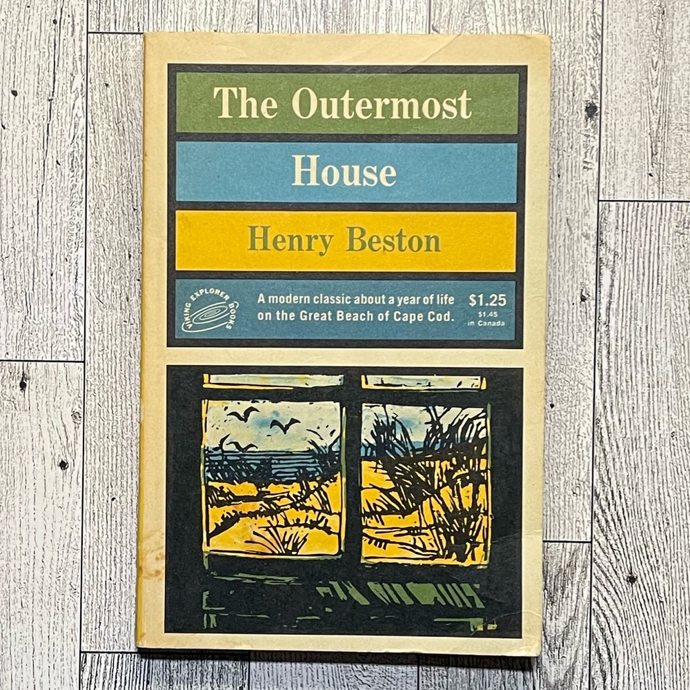 1956 Vintage Paperback Book The Outermost House Henry Beston Cape Cod